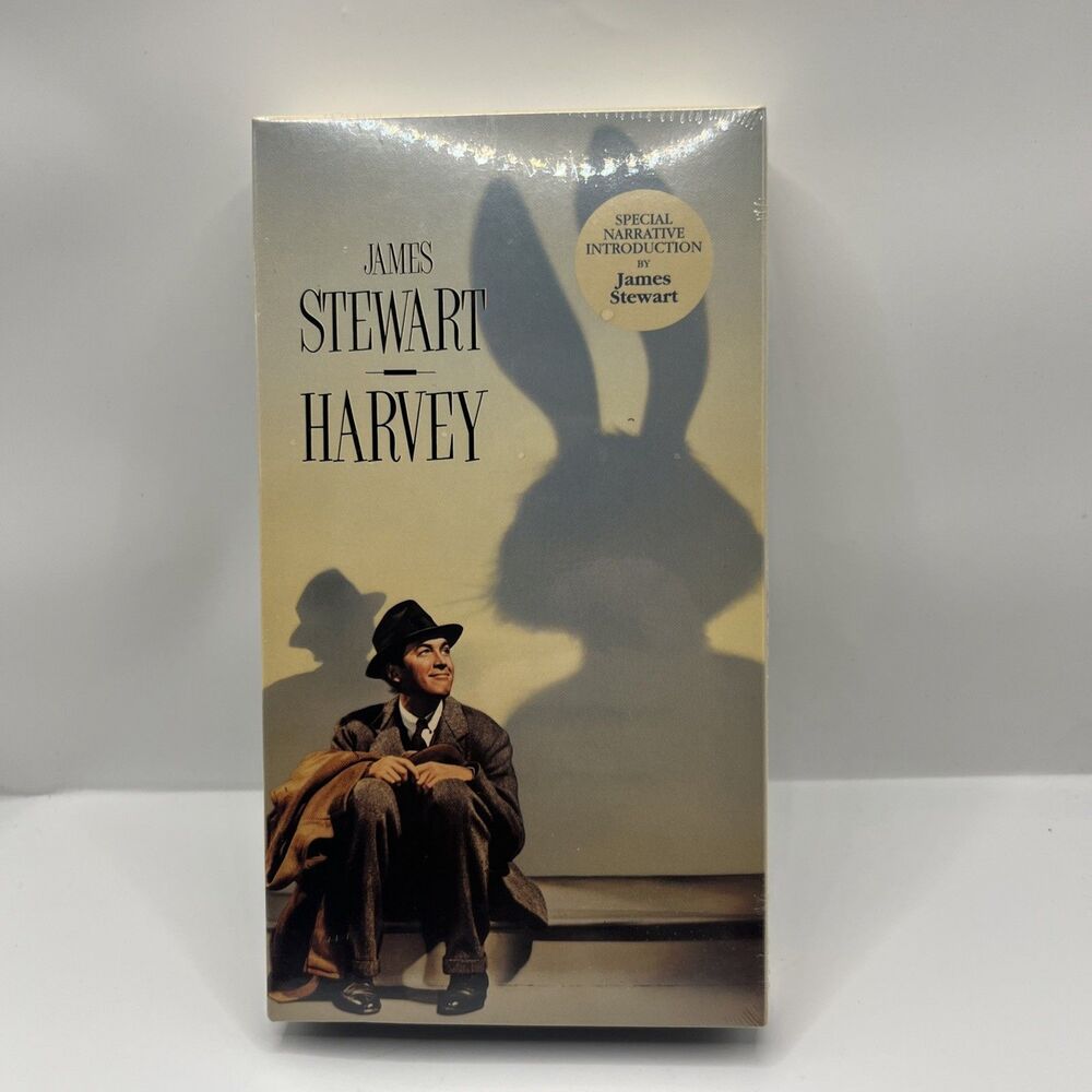 JIMMY STEWART HARVEY  SEALED VHS  RARE SPECIAL NARRATIVE INTRODUCTION BY STEWART